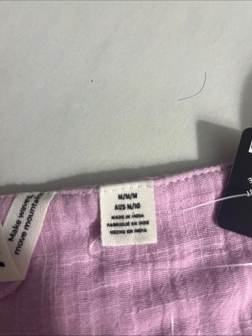 Roxy Lavender Cropped Peplum Tank Top